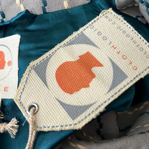 Anthropologie Tulle Embroidered Pattern Peacoat Dress Jacket Size XS NWT - Picture 8 of 14